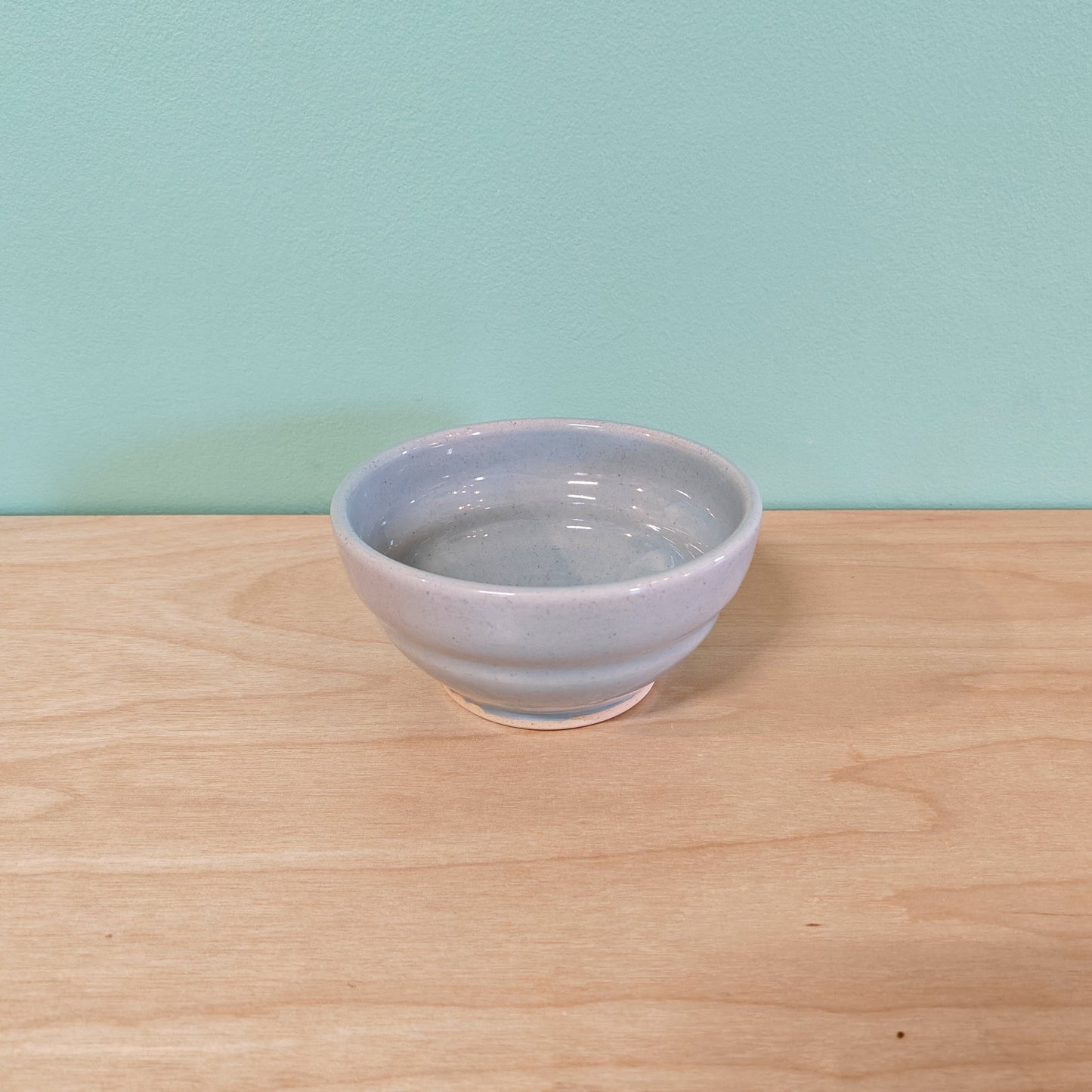 Faux Celadon Grooved Bowl