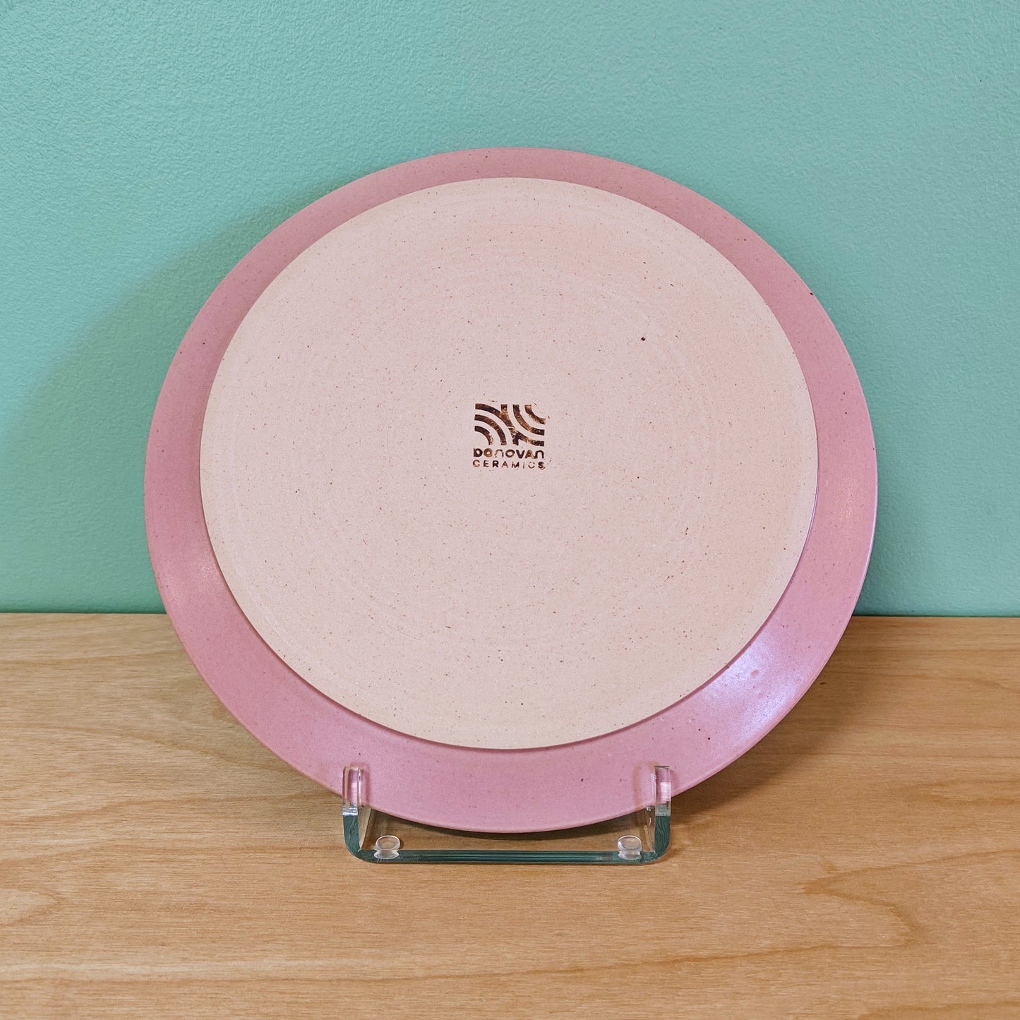 Satin Rose Entree Plate