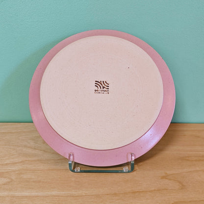 Satin Rose Entree Plate