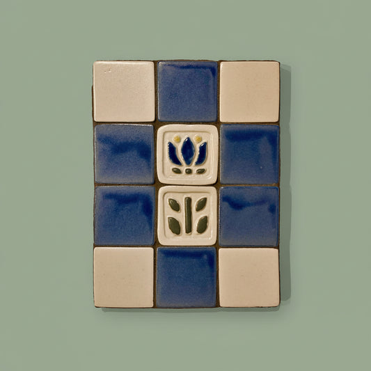 Blue Tulip Hanging Panel