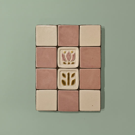 Pink Tulip Hanging Panel