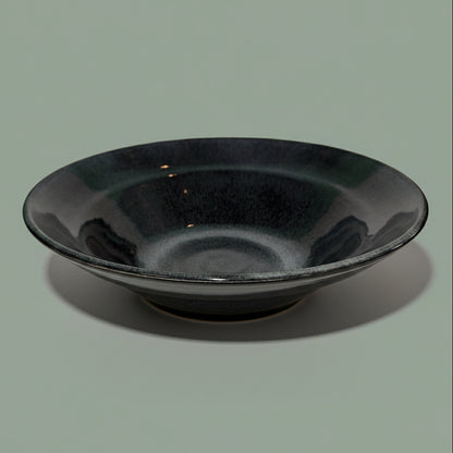 Smokey Grooved Serving Bowl